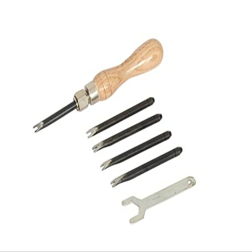 BTI Leather Edge Beveler Alloy Steel Leather Edge Tool 5 in 1