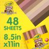 Crayola Construction Paper in Colors of The World, 8.5 x 11, 24 Colors, Craft Supplies, 48 Sheets view 4