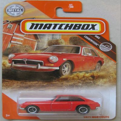 DieCast Matchbox 1971 MGB Coupe, MBX Countryside 61/100 (Red)