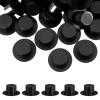 NUOBESTY Christmas Mini Black Top Hats Mini Snowman Hats Santa Hats Caps Christmas DIY Crafts Ornament Size L ( Black ), 4.1X4.1X1.9cm view 1