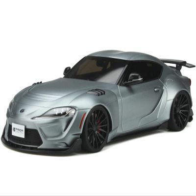 Supra GR by Prior Design Phantom Matt Gray Metallic Limited Edition to 999 Pieces Worldwide 1/18 Model Car by GT Spirit GT343