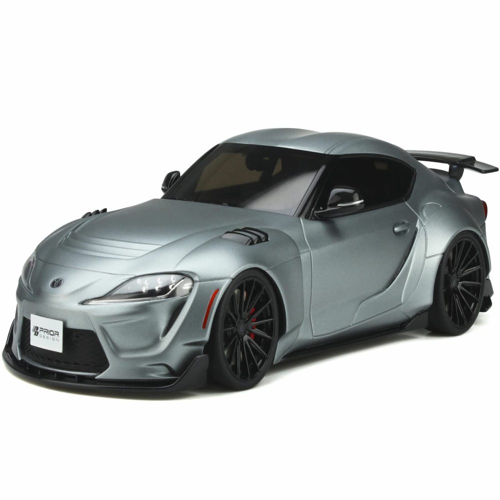 Supra GR by Prior Design Phantom Matt Gray Metallic Limited Edition to 999 Pieces Worldwide 1/18 Model Car by GT Spirit GT343