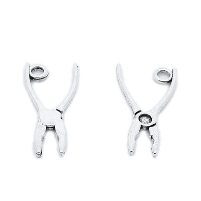 75 Pieces Antique Silver Plated Jewelry Making Charms Suppliers Wholesale XN8Q2R Pliers Plier