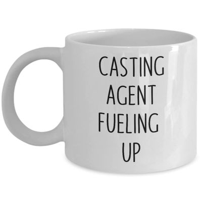 Casting Agent Coffee Mug, Casting Agent Fueling up Coffee Mug Cup, Gifts for Casting Agents 11oz 15oz