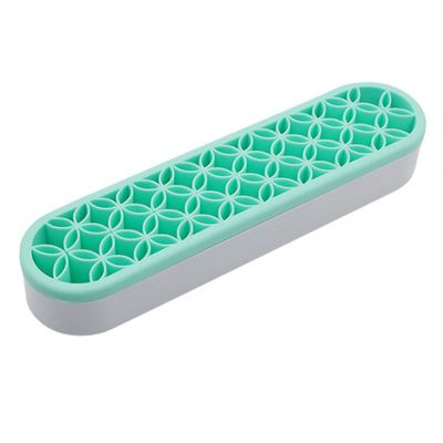 Silicone Brush Holder Organizer for Painting Brush Holder,Craft or Sewing Tools Brush Drying Rack Multipurpose Diamond Painting Pen Holder Sewing Craft Tool Holder Storage Box for Stash and Store