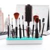 Silicone Brush Holder Organizer for Painting Brush Holder,Craft or Sewing Tools Brush Drying Rack Multipurpose Diamond Painting Pen Holder Sewing Craft Tool Holder Storage Box for Stash and Store view 4