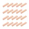 Bettomshin 50Pcs Wooden Dowel Pins, 10mm Dia 40mm Length Dowel Rods Wood Sticks Wooden Dowel Rods, Beveled Ends for Easier Insertion Straight Grooved Pins for Furniture Door Art Crafts and DIYers view 1