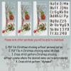 Cross Stitch Patterns Christmas Stockings, Personalized Modern Counted Easy Holiday Stockings DIY, Cute Funny Frogs Simple Design for Beginners, Digital Download view 3
