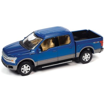 Auto-World 2019 Ford F 150 Lariat - Muscle Trucks [Blue/Silver]