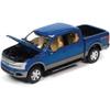 Auto-World 2019 Ford F 150 Lariat - Muscle Trucks [Blue/Silver] view 2