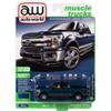 Auto-World 2019 Ford F 150 Lariat - Muscle Trucks [Blue/Silver] view 3