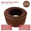 ELW 6-7 oz. (2.4-2.8mm) Straps, Belts, Strips | Cognac |3-1/4" X 72" (8.3cm X 182.8 cm) | Full Grain Leather Bison Hide DIY Craft Projects, Bag, Chap, Motorcycle, Shoe, Clothing, Jewelry, Wrapping view 2