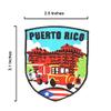 A-ONE - Plaza Las Delicias Emblem+Puerto Rico Flag Patch, Parque de Bombas Applique, Landmark Embroidery, Sew on Iron on for Jeans Shirts, Gift Patch, Adhesive Sticker Badge NO.374B view 2