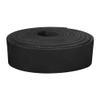 ELW 9-10 oz. (3.5-4mm) Crazy Horse Full Grain Cowhide Genuine Leather Strap for Crafts | Size: 2"x66-68" (5.1x178cm) | Blank Belts, DIY, Tooling, Jewelry, Wrapping, Straps, Heavy Duty | Black view 1