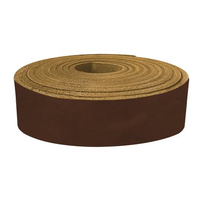ELW 9-10 oz. (3.5-4mm) Crazy Horse Full Grain Cowhide Genuine Leather Strap for Crafts | Size: 1.75"x66-68" (4.5x178cm) | Blank Belts, DIY, Tooling, Jewelry, Wrapping, Heavy Duty | Bourbon Brown