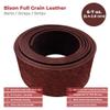 ELW 6-7 oz. (2.4-2.8mm) Straps, Belts, Strips | Peanut |1-1/4" X 72" (3.2cm X 182.8 cm) | Full Grain Leather Bison Hide DIY Craft Projects, Bag, Chap, Motorcycle, Shoe, Clothing, Jewelry, Wrapping view 2