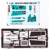 Eduard 1/48 Space Mig MiG-21PF Fishbed Interior 3D Decal Etching Parts Set (For Edual) Plastic Model Decals EDU3DL48054 view 1