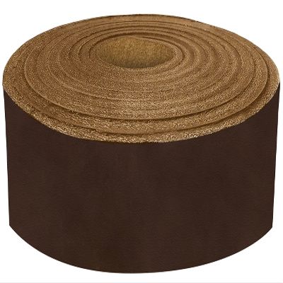 ELW 5-6 oz (2-2.4mm) Bourbon Brown Straps, Belts, Strips 2" Wide X 72" Length (5.1cm x 1.83m) Full Grain Leather Crazy Horse Belt Medium DIY Craft, Pet Collars, Blanks, Accessory, Jewelry, Wrapping