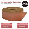 ELW 5-6 oz (2-2.4mm) Whiskey Brown Straps, Belts, Strips 2" Wide X 60" Length (5.1cm x 1.52m) Full Grain Leather Crazy Horse Belt Medium DIY Craft, Pet Collars, Blanks, Accessory, Jewelry, Wrapping view 2
