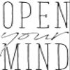 Infusion Open Your Mind Rubber Stamp, 3 X 2'' Wood Stamp view 2