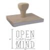 Infusion Open Your Mind Rubber Stamp, 3 X 2'' Wood Stamp view 4