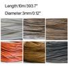 Queenbox 3mmx10m Gradient Round Rattan Weaving, Synthetic Rattan Repair Knit Material Plastic Rattan for DIY Home Furniture, Chair Table, Storage Baskets view 2