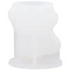 EXCEART Creative Snowman Candle Mold Silicone for Scented Candles Easy to Use and for Christmas Crafts and Decorations view 2