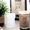 EXCEART Creative Snowman Candle Mold Silicone for Scented Candles Easy to Use and for Christmas Crafts and Decorations view 3