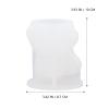 EXCEART Creative Snowman Candle Mold Silicone for Scented Candles Easy to Use and for Christmas Crafts and Decorations view 4