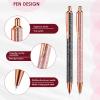 Epakh 2 Pieces Weeding Pen Vinyl Pen Pin Weeding Tool Fine Point Glitter Metal Vinyl Air Release or Car Puncturing Installation Retractable Craft Tool for DIY(Black, Gold) view 3