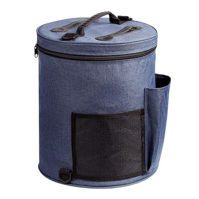 Wakauto 1pc Portable Yarn Storage Bag Lightweight Crochet Tool Organizer Capacity for Knitting Supplies and Wool Crafts for Home and Travel