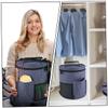 Wakauto 1pc Portable Yarn Storage Bag Lightweight Crochet Tool Organizer Capacity for Knitting Supplies and Wool Crafts for Home and Travel view 4