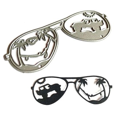 Car Beach Eyeglasses Metal Die Cuts, Cutting Dies for Card Making Clearance, Embossing Dies for Scrapbooking, DIY Album Paper Cards Decoration