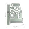 Document Clips Metal Die Cuts, Cutting Dies for Card Making Clearance, Embossing Dies for Scrapbooking, DIY Album Paper Cards Decoration view 2