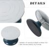 FLKQC Ceramics Pottery Sculpting Wheel | 7" Diameter Heavy Duty Metal Pottery Decorating Banding Wheel with Non-Skid Rubber Boot & Ball Bearings (7 inch Metal) view 3