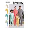 Simplicity Misses, Mens and Childrens Knit Pants and Top-XS - L/XS - XL view 1