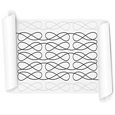 Groovy Patterns Into Knots - Pantograph Patchwork Quilt Pattern - Long Arm Board Sewing Patterns - Quilting Templates Sewing Supplies - Paper Pantograph for Quilting Machines