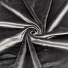 Valentina Textile Inc Stretch Velvet Fabric is 58/60" inches Wide (1 Yard, Charcoal) view 1