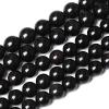 32PCS 12mm AAA Natural Black Obsidian Stone Beads Gemstone Round Loose Beads for Jewelry Making DIY Bracelet Necklace 15" Inch view 1
