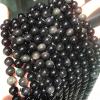 32PCS 12mm AAA Natural Black Obsidian Stone Beads Gemstone Round Loose Beads for Jewelry Making DIY Bracelet Necklace 15" Inch view 3