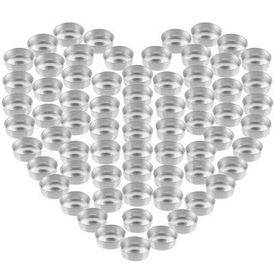 Candle Making Kit 500Pcs Aluminum Tea Light Multipurpose Case Lightweight Tea Light Tins Empty Case for Candle Making Supplies Candie Making Votive Candle Holders