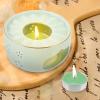 Candle Making Kit 500Pcs Aluminum Tea Light Multipurpose Case Lightweight Tea Light Tins Empty Case for Candle Making Supplies Candie Making Votive Candle Holders view 3