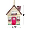 DIY Ceramic House Ornaments - 12 Pieces view 2