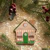 DIY Ceramic House Ornaments - 12 Pieces view 3