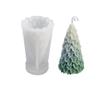 JHION Christmas Candle Mold, Christmas Tree Santa Snowman Silicone Molds Soap Molds Candle Making Molds Making for Women,Mom,Girlfriend view 1