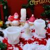 JHION Christmas Candle Mold, Christmas Tree Santa Snowman Silicone Molds Soap Molds Candle Making Molds Making for Women,Mom,Girlfriend view 2