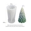 JHION Christmas Candle Mold, Christmas Tree Santa Snowman Silicone Molds Soap Molds Candle Making Molds Making for Women,Mom,Girlfriend view 4