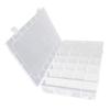 Heyiarbeit Plastic Organizer Container Storage Box Adjustable Divider Removable Grid Compartment, Premium Small Parts Organization(28 grids, Clear x 1) view 1