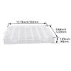 Heyiarbeit Plastic Organizer Container Storage Box Adjustable Divider Removable Grid Compartment, Premium Small Parts Organization(28 grids, Clear x 1) view 2