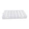 Heyiarbeit Plastic Organizer Container Storage Box Adjustable Divider Removable Grid Compartment, Premium Small Parts Organization(28 grids, Clear x 1) view 3